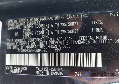 2023 Lexus Rx 350 F Sport Handling from USA, damaged, VIN 2T2BAMCA5PC004526